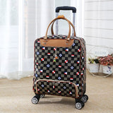 Women Rolling Luggage Bag, Cabin Travel Suitcase,Lightweight Trolley Case,Fashion Carry-Ons