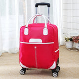 Women Rolling Luggage Bag, Cabin Travel Suitcase,Lightweight Trolley Case,Fashion Carry-Ons