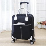 Women Rolling Luggage Bag, Cabin Travel Suitcase,Lightweight Trolley Case,Fashion Carry-Ons