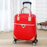 Women Rolling Luggage Bag, Cabin Travel Suitcase,Lightweight Trolley Case,Fashion Carry-Ons