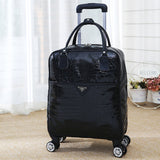 Women Rolling Luggage Bag, Cabin Travel Suitcase,Lightweight Trolley Case,Fashion Carry-Ons