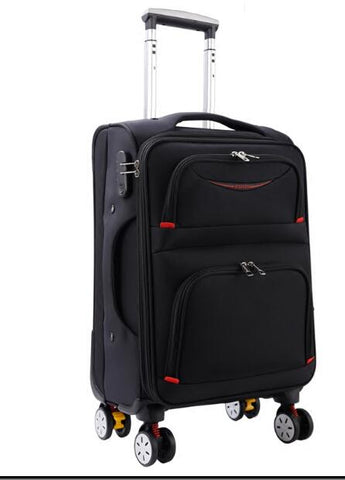 Travel  Rolling Luggage Bag On Wheel Business Travel Luggage Suitcase Oxford Spinner Suitcase