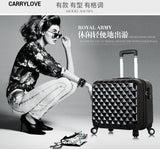 Carrylove Business Luggage Series 17 Inch Size Boarding Fashion Abs Rolling Luggage Spinner Brand