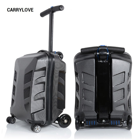 Carrylove Cartoon Luggage Series 21 Sizepersonality Metal Can Glide Pc  Rolling Luggage Spinner