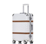 Aluminum Frame+Pc Rolling Luggage Travel Suitcase Bag,Men Trolley Case,Women Multiwheel