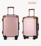 Carrylove Classic Grid Luggage Series 16/20/22/24 Inch High Quality  Pc Rolling Luggage Spinner