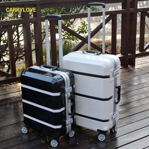Carrylove Fashion Luggage 20/24/26/29 Size Perfect High-Quality Pc Rolling Luggage Spinner Brand