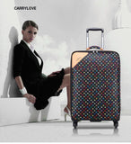 Carrylove  Fashion Luggage Series16/20/22/24 Size High Quality  Pvc Star Rolling Luggage  Brand
