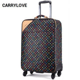 Carrylove  Fashion Luggage Series16/20/22/24 Size High Quality  Pvc Star Rolling Luggage  Brand