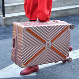Aluminum Frame Rolling Luggage Suitcase Bag,Multiwheel Trolley Case,Spinner Nniversal Wheel
