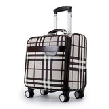 Travel Tale The Colours Of The Rainbow Pu 18"  Rolling Luggage Spinner Brand Travel Suitcase