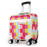 Travel Tale The Colours Of The Rainbow Pu 18"  Rolling Luggage Spinner Brand Travel Suitcase