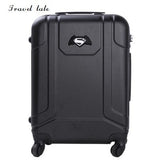 Travel Tale Batman Superman Cartoon Travel Luggage 20 Inches Abs+Pc Rolling Luggage Spinner