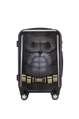Travel Tale Batman Superman Cartoon Travel Luggage 20 Inches Abs+Pc Rolling Luggage Spinner