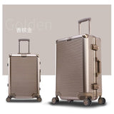 Aluminum Frame+Pc Rolling Luggage Travel Suitcase Bag,20"24"26"29" Inch Trolley Case,Nniversal