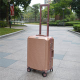 Aluminum Frame Travel Suitcase With Nniversal Wheel ,Rolling Luggage Bag,Multiwheel
