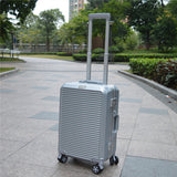 Aluminum Frame Travel Suitcase With Nniversal Wheel ,Rolling Luggage Bag,Multiwheel