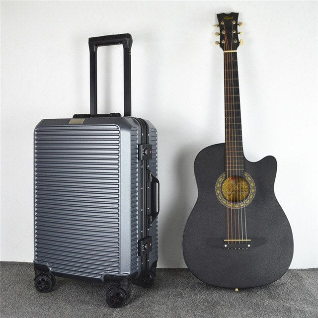 Carrylove Business Luggage Series 20/24/28Inch Size Aluminum Frame Pc Rolling Luggage Spinner Brand