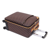 Women Classic Rolling Luggage,Men Travel Suitcase Bag,Wheels Carry-On ,High Quality Pu Leatherm