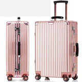 Metal Wrap Angle Pc Koffer Suitcase With Wheels 20"24"26"29"Travel Trolley Case Hardside Rolling