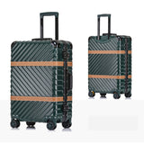 Metal Wrap Angle Pc Koffer Suitcase With Wheels 20"24"26"29"Travel Trolley Case Hardside Rolling