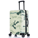 Fashion Rolling Luggage Suitcase Bag,New Colorful Travel Trolley Case,Women Pc+Abs Carry-On,Men
