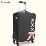 New Women Rolling Luggage Suitcase Bag ,Fashion Trolley Travel Case With Wheel,20"24"Inch