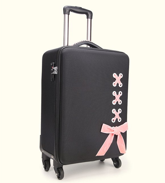 New Women Rolling Luggage Suitcase Bag ,Fashion Trolley Travel Case With Wheel,20"24"Inch
