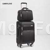 Carrylove Business Leisure  20/22/24 Inch Oxford Handbag And Rolling Luggage Spinner Brand Travel