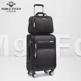 Carrylove Business Leisure  20/22/24 Inch Oxford Handbag And Rolling Luggage Spinner Brand Travel