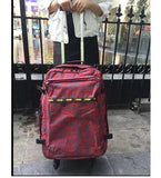 Wheeled Suitcase Women Travel Trolley Backpack Luggage Bags Travel Backpack Bags Rolling Luggage