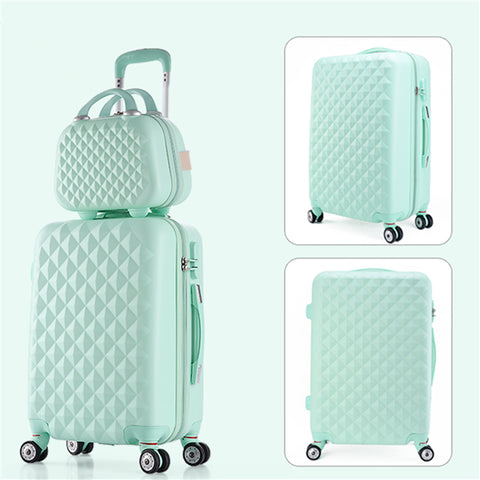 14 20 22 24 28Inches(Sold By 2 Pieces Set) Abs+Pc Hardside Trolley Luggage