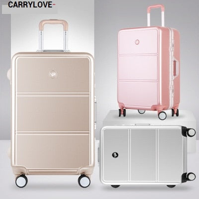 Carrylove Business Luggage Series20/24/28Inch Size Fashion Pc Rolling Luggage Spinner Brand