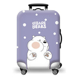 Luggage Cover Protecting Suitcase Blue Elastic Cute Panda Pattern Luggage Protector For 18-31
