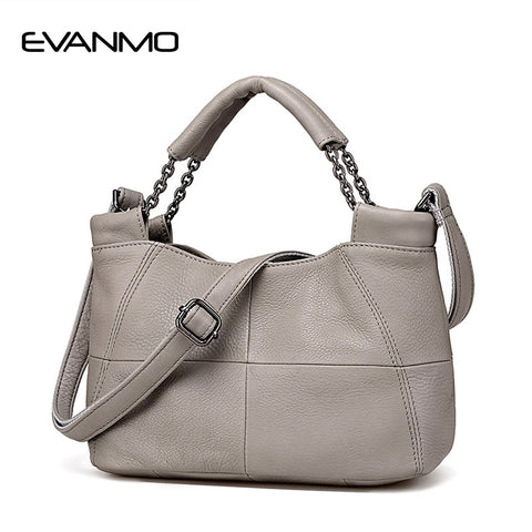 Best Special Offer New Bucket Quality Genuine Leather Women Handbags 2018 Brand Tote Bag Plaid