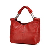 Best Special Offer New Bucket Quality Genuine Leather Women Handbags 2018 Brand Tote Bag Plaid