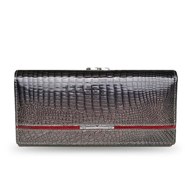 Dicihaya Genuine Leather Women Wallet Multifunction Womens Wallets Brand Purses Carteira Femme