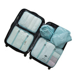 6Pcs/Set Convenient Travel Storage Bags Clothes Underwear Cosmetic Toiletry Organizer Luggage
