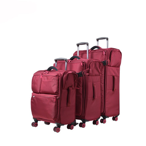20'' 24'' 28'' Rolling Travel Luggage Trolley Women Travel Hand Large Package Female Tote Duffel