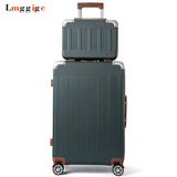 New Rolling Suitcase Bag Set,Travel Luggage With Handbag ,Women Trolley Case With Wheel, Abs