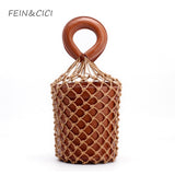 Beach Bag Nets Bucket Bags Hollow Bao Bao Women Summer Totes Bag 2018 New Fashion High Quality