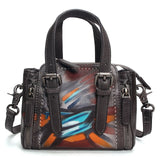 Handmade Leather Handbags Women Bag High Quality Casual Female Bags Trunk Tote Spanish Brand