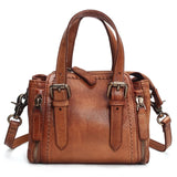 Handmade Leather Handbags Women Bag High Quality Casual Female Bags Trunk Tote Spanish Brand
