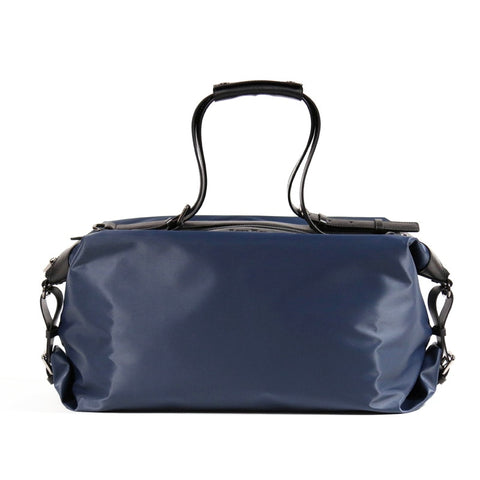 Large Capacity Businessmen Briefcases Soft & Light Nylon With Genuine Leather Travel Duffle Black