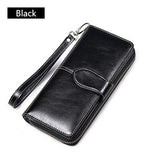 Quality Clutch Fashion New Wallet Split Leather Wallet Female Long Wallet Women Zipper Purse