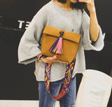 2018 New Women Messenger Bag Tassel Crossbody Bags For Girls Shoulder Bags Female Designer Handbags