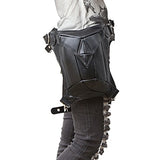 Fashion Gothic Steampunk Skull Retro Rock Bag Men Women Waist Bag Shoulder Bag Phone Case Holder