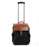 Pu Trolley Bag With Wheels  On Wheels Rolling Luggage Bag Travel Boarding Bag Travel Cabin