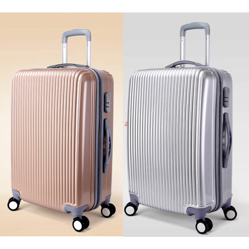 Travel Luggage Spinner Wheels Suitcase Clothing Carry On Business Rolling Trolley Luggage Case