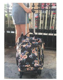 Travel Luggage Trolley Backpacks Bags On Wheels Women Business Travel Trolley Bags Oxford Rolling